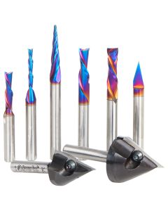 Amana Tool AMS-230 1/4" 8 Piece Joos CNC Advance Router Bit Set