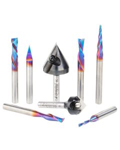 Amana Tool AMS-257 1/4" CNC General Purpose Router Bit Set