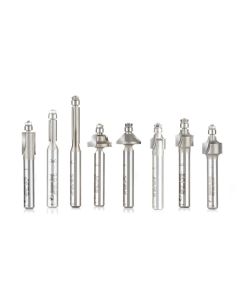 Amana Tool AMS-MR001, 1/4" 4-Piece Miniature Router Bit Set