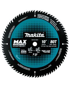 Makita B-66977 10" 80T Carbide Tipped Max Efficiency Miter Saw Blade