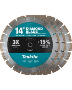 Makita B-69646, 14" Diamond Blade 3 Pack