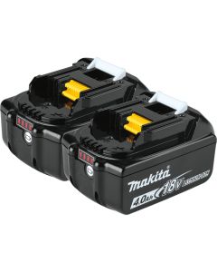 Makita BL1840B-2, 18V LXT 4.0Ah Lithium‑Ion Battery, 2 Pack
