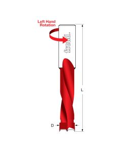 Freud BP11070L 11mm Carbide Tipped Left Hand Brad Point Router Bit