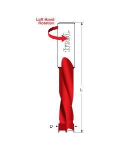 Freud BP50070L 5mm Carbide Tipped Left Hand Brad Point Router Bit