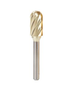 Amana Tool BURS-124NF SC-5FM 1/2" x 1" x 1/4" Radius Cylinder Shape Burr Bit