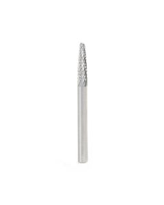 Amana Tool BURS-138, SF-42DC 1/8" x 1/2" x 1/8" Tree Shape Double Cut Burr Bit
