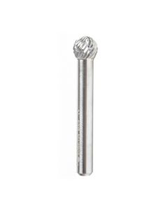 Amana Tool BURS-154, SD-3DC 3/8" x 5/16" x 1/4" Ball Shape Double Cut Burr Bit