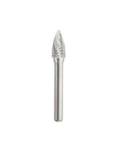Amana Tool BURS-194, SG-3DC 3/8" x 3/4" x 1/4" Pointed Tree Shape Double Cut Burr Bit