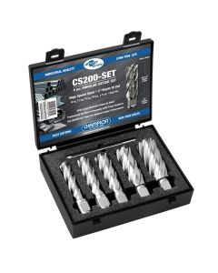 Champion Cutting Tool CS200-SET, 5 Piece HSS Annular Cutter Set