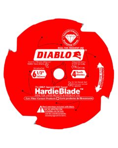 Diablo D0604DHA 6-1/2" x 4T Hardie/Fiber Cement Saw Blade