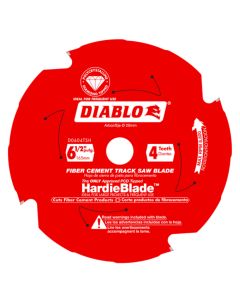 Diablo Tools D0604TSH, 6-1/2" x 4T Hardie/Fiber Cement Tracksaw Blade