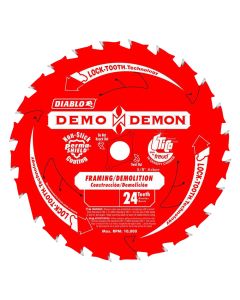 Freud D0624DA 6-1/2" 24 Teeth Demo-Demon Circular Saw Blade