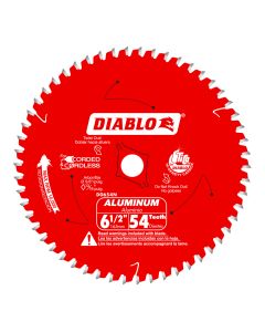 Diablo Tools D0654N, 6-1/2" x 54T Saw Blade for Aluminum