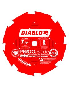 Diablo D0708LF 7-1/4" x 8T PCD Saw Blade for Laminate and Wood Flooring
