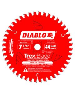 Freud D0744CD 7‑1/4" 44T Composite Material / Plastics Saw Blade