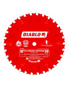 Diablo Tools D1030X, 10" x 30T Plywood Ripping Saw Blade