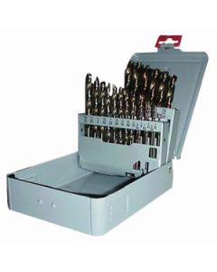 New England Twist Drill DS-29CO 1/16" - 1/2" Type C1 Jobber Length Drill Bit Set