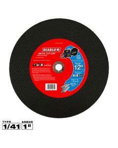 Diablo Tools DBD120125A01F, 12" x 1/8" x 1" Type 1 High Speed Metal Cut-Off Disc
