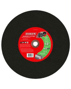 Diablo Tools DBD140125A01C, 14" x 1/8" x 1" Type 1 High Speed Masonry Cut-Off Disc