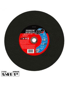 Diablo Tools DBDS14125A01F, 14" x 1/8" x 1" Type 1/41 SD High Speed Metal Cut-Off Disc