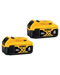 DeWalt DCB204-2 20V Max XR Lithium Ion Battery, 2 Piece