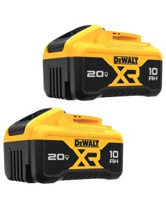 DeWalt DCB210-2 XR 20V Max 10 Ah Lithium Ion Battery Pack, 2 Piece