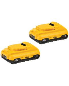 DeWalt DCB240-2, 20V Max Compact 4.0Ah Battery, 2/Pack