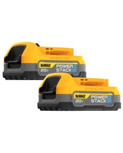 DeWalt DCBP034-2 Powerstack 20V Max Compact Battery, 2 Piece