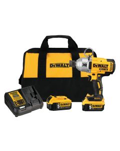 DeWalt DCF898P2  XR 7/16" 20V Max 5 Ah High Torque Impact Wrench Kit with Quick Release Chuck