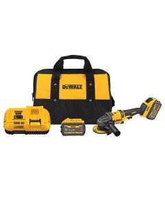 DeWalt DCG418X2 Flexvolt 4-1/2" - 6" 60V Max Cordless Grinder Kit with Kickback Brake
