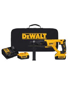 DeWalt DCH133M2 1" 20V Max Cordless SDS Plus D-Handle Rotary Hammer Kit