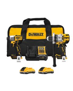 DeWalt DCK2101QQ2, 20V Max XR 1/2" Hammer Drill & 1/4" Impact Driver Combo Kit