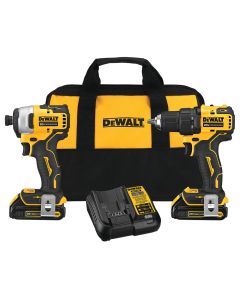 DeWalt DCK278C2 Atomic 20V Max Cordless 2-Tool Combo Kit