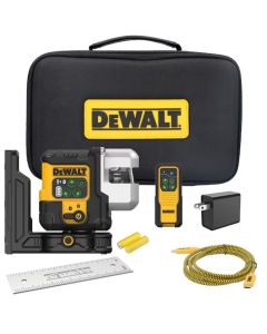 DeWalt DCLE14301G, USB-C Green 3x180Deg Line Laser Kit