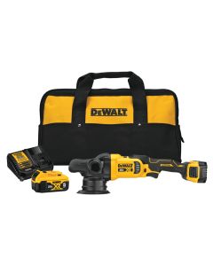 DeWalt DCM848P2 XR 5" 20V Max 5 Ah Cordless Variable Speed Random Orbit Polisher Kit