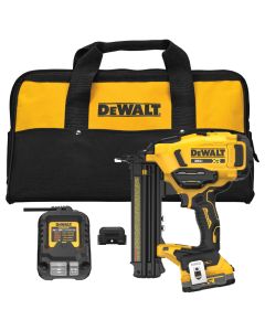 DeWalt DCN210E1, 20V Max XR Cordless 18Ga Brad Nailer Kit