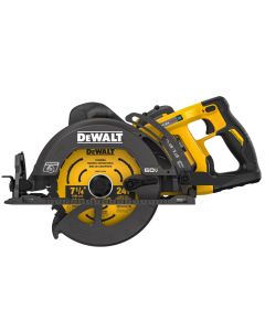 DeWalt DCS587X1, 60V Flexvolt 7-1/4" Worm Drive Style Circular Saw w/ Tool-Connect Kit