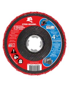 Diablo Tools DCX045CRSX01F, 4-1/2" Non Woven Coarse Flap Disc, 1/Pack