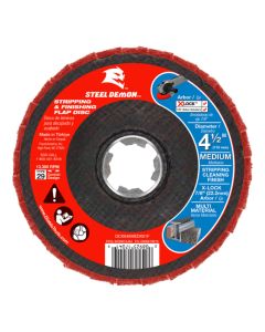 Diablo Tools DCX045MEDX01F, 4-1/2" Non Woven Medium Flap Disc, 1/Pack
