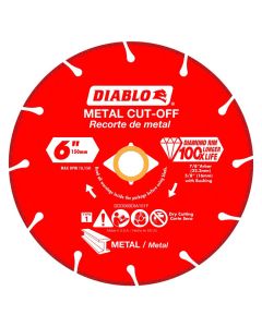 Freud Diablo DDD060DIA101F 6" Diamond Segmented Metal Cut‑Off Saw Blade