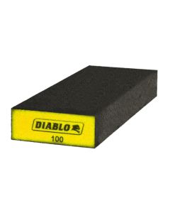 Diablo Tools DFBBLOCBFN01G, 8" x 2-3/4" x 1" 100G Fine Flat Spanding Sponge Block, 1/Pack
