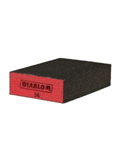 Diablo Tools DFBBLOCCRS03G, 4" x 2-3/4" x 1" 36G CRS Flat Edge Sanding Sponge, 3/Pack