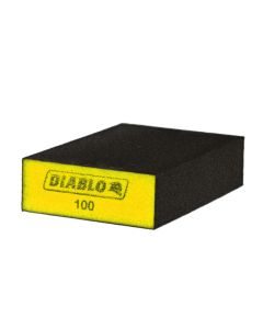 Diablo Tools DFBBLOCFIN03G, 4" x 2-3/4" x 1" 100G Fine Flat Edge Sanding Sponge, 3/Pack