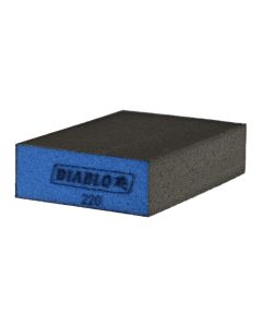 Diablo Tools DFBBLOCMFN01G, 4" x 2-3/4" x 1" 220G Ultra Fine Flat Edge Sanding Sponge, 1/Pack