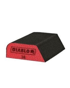 Diablo Tools DFBCOMBCRS01G, 4" x 2-3/4" x 1" 36G Ultra Coarse Spanding Sponge, 1/Pack