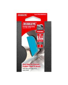 Diablo Tools DFBCOMBMFN01G, 4" x 2-3/4" x 1" 220G Ultra Fine Spanding Sponge, 1/Pack