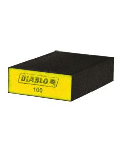 Diablo Tools DFBLBLOFIN04G, 5" x 3" x 1" 100G Flat Spanding Sponge, 4/Pack