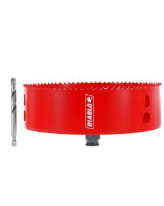 Diablo DHS6375RL 6-3/8" Recessed Lighting Hole Saw with Pilot