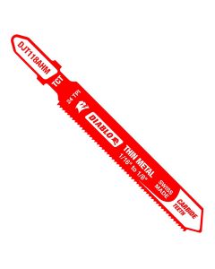 Freud Diablo DJT118AHM 3‑1/4" x 24T Carbide Tipped T‑Shank Jig Saw Blade for Thin Metal