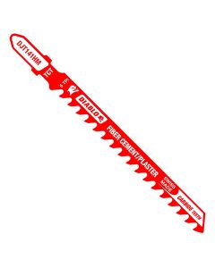 Freud Diablo DJT141HM 4" x 6T Carbide Tipped T‑Shank Jig Saw Blade for Fiber Cement & Plaster